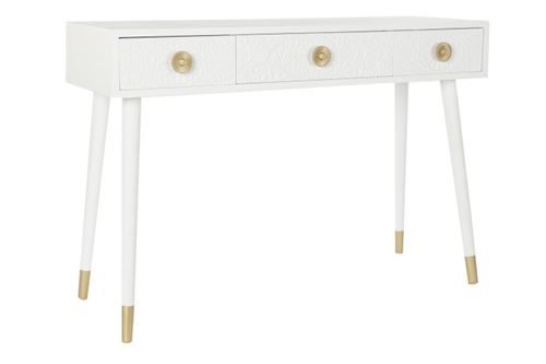 MB-193439 CONSOLA MDF ABETO 110X42,5X78 MANDALA BRANCO