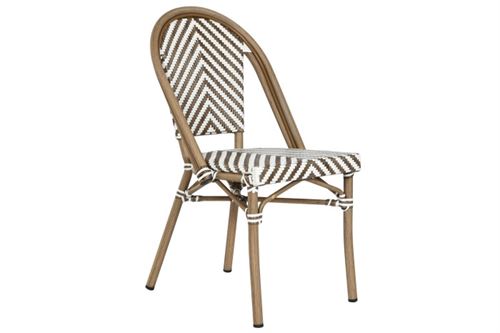 MB-218411 CADEIRA ALUMINIO RATTAN SINTETICO 47X58X88CM