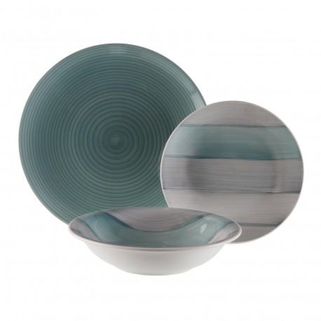 22450009 SERVIÇO CERAMICA 18PÇS AZUL