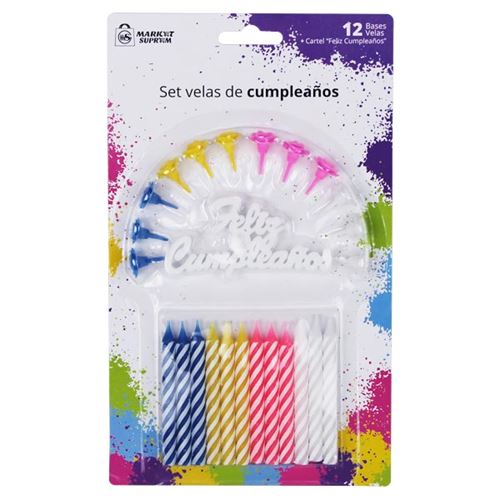 A6591 VELAS FELIZ ANIVERSARIO