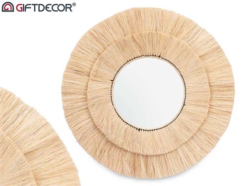 81492 ESPELHO REDONDO MEDIO FIBRA 73 x 73 x 3 cm