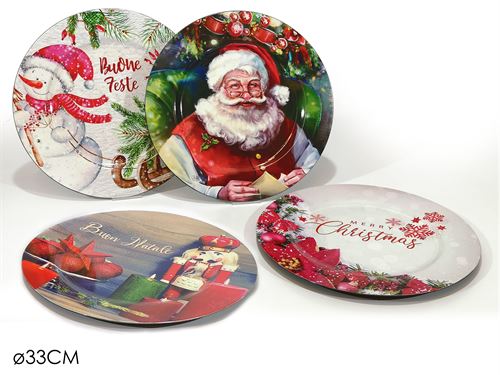 405407 PRATO MARCADOR NATAL 33CM 4 SORT