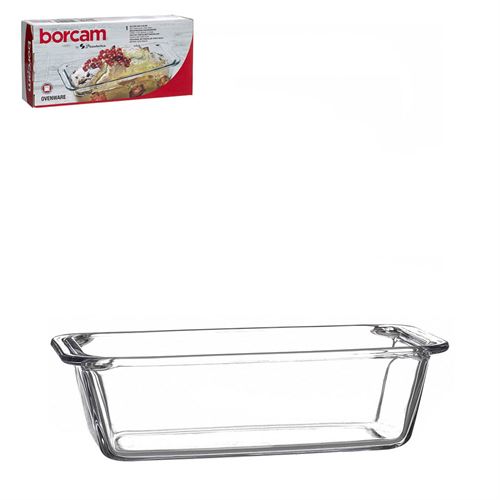 59884 TABULEIRO VIDRO RECTANGULAR BORCAM 26CM