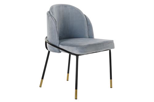 MB-184869 CADEIRA POLIÉSTER METAL 53X59X83 VELUDO