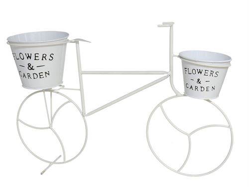 721806 BICICLETA METAL COM VASOS 53X34,5