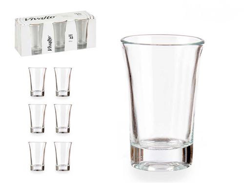 84037 COPO VIDRO SHOT  PK6 40ML