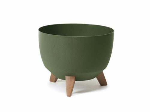 VASO PL C/PES MISA ROMA ECO COR VERDE 40X25CM