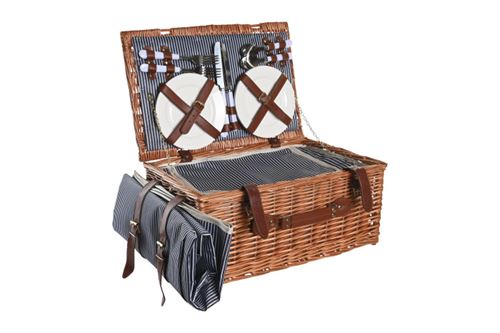 PC-200712 CESTO PIQUENIQUE SET 16 VIME 46X30X20CM 4 SERVIC