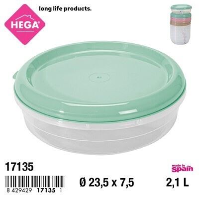 17135 CAIXA PLASTICA ROMA RED 2,1LT