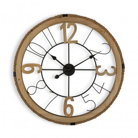 21110293 RELOGIO MADEIRA CORDA 70CM