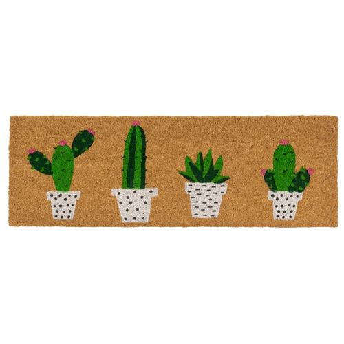 CAPACHO CACTUS FIBRA DE COCO 75 X 25 X 1,50 CM