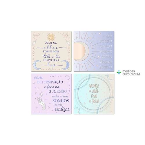 BD-74688 Quadro Tela 50x50x2cm