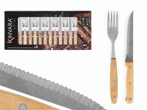 11469 TALHER MADEIRA SET16PÇS