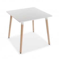 MESA BRANCA KIRAN MADEIRA/MDF 80 x 73 x 80 cm