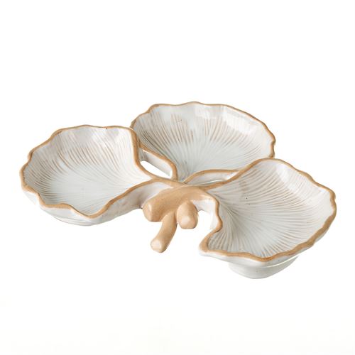 BANDEJA DECORATIVA GINKGO 27,5X19,5X3,3CM