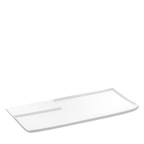 23548 BANDEJA EM PORCELANA C 37,00 L 18,00 A 2,00