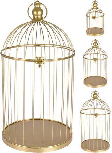 AAE325120 GAIOLA METAL OURO SET3