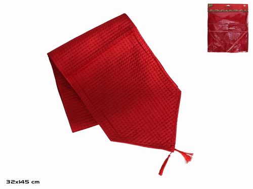 5678 CORREDOR DE MESA VERMELHO 32X145CM