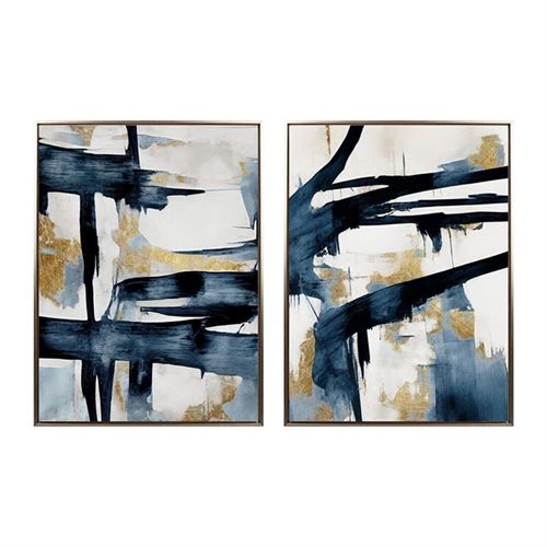 209319 QUADRO BLUE 60X80X3CM 2 ST.