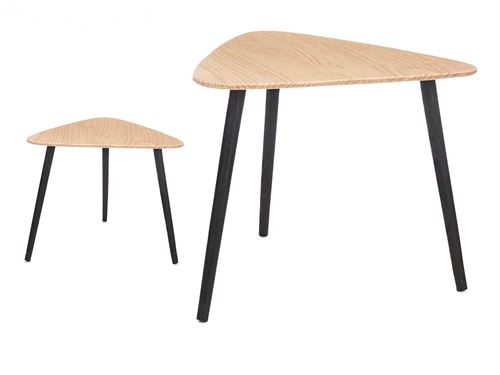 15362 MESA CENTRO TRIANGULAR NATURAL 64 x 60 x 48 cm.