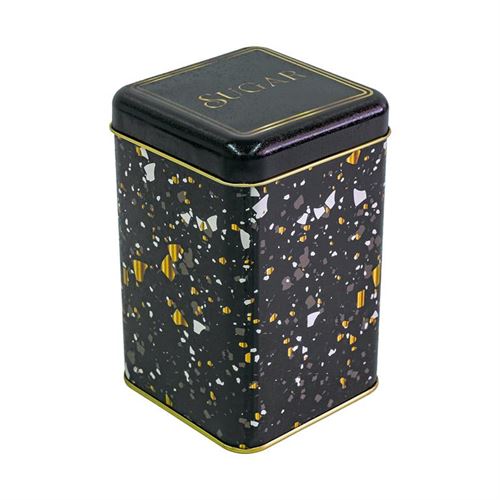 13325279 CAIXA METAL QUADRADA ALTA ANTRACITE 10.5X10.5X16 CM 1.9 L