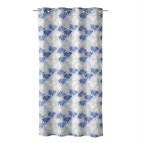 CORTINADO LONITA IMPRESSO FANS AZUL 140X260CM