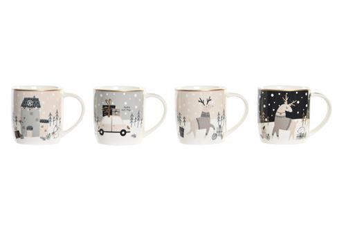 NV-197427 CANECA CERAMICA 12,5X8,5X9,5CM 350ML 4MOD