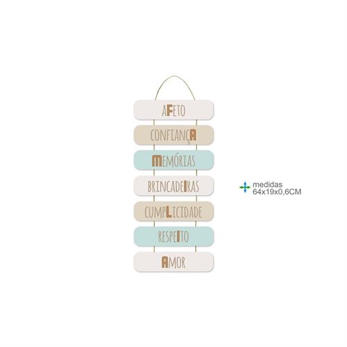 BD-77214 PLACA PAREDE MDF 64X19X0,6CM