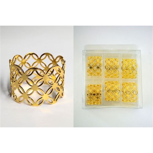 P133889110 CJ. ARGOLAS NAPKIN RING-05 P/GUARDANAPO (6PCS)