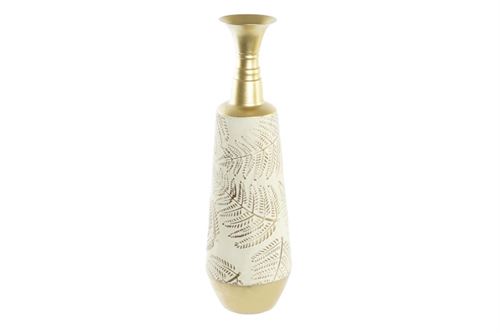 JR-195591 JARRA METAL 19X19X64 FOLHA DOURADO