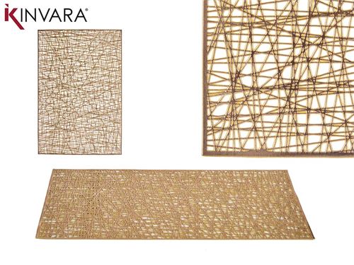 88879 INDIVIDUAL RECT PL DOURADO 	30 x 45 x 0,01 cm.
