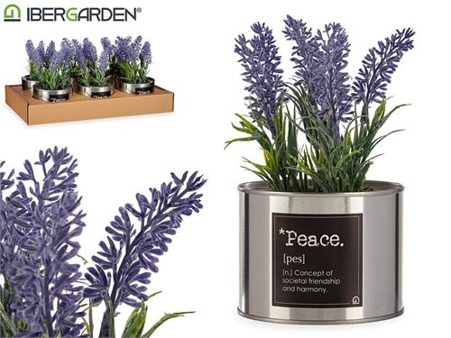 87553 PLANTA ARTIFICIAL LAVANDA 10 x 10 x 18 cm.
