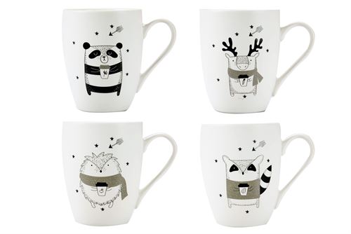 MUGMAT008 CANECA CERAMICA 34CL ANIMAIS