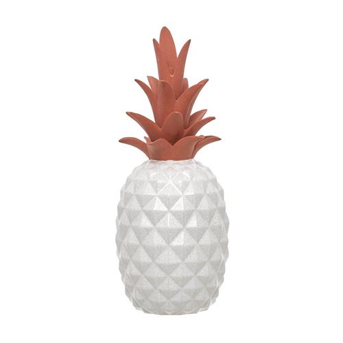 ANANAS CERAMICA CRU/TERRACOTA 16x16x48CM