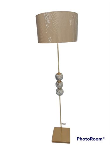 20922568 CANDEEIRO PE 154CM BOL T19/27-D CERAMICA/METAL