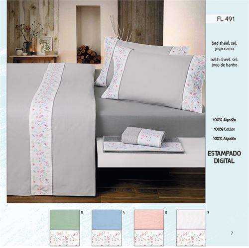 491 JOGO DE CAMA FLANELA C/LENÇOL AJUSTAVEL 240X290CM VÁRIAS CORES