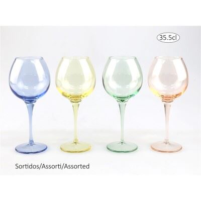 21426 CONJUNTO 4 CALICE COR SORTIDO 35,5CL