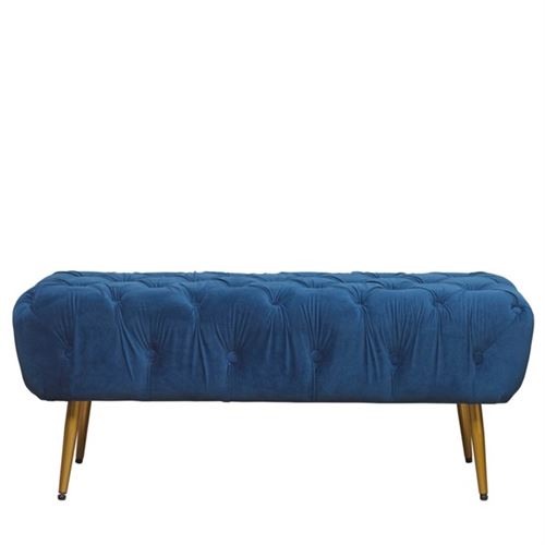96577 BANQUETA MADEIRA TECIDO AZUL C 105,000 L 46,000 A 43,000