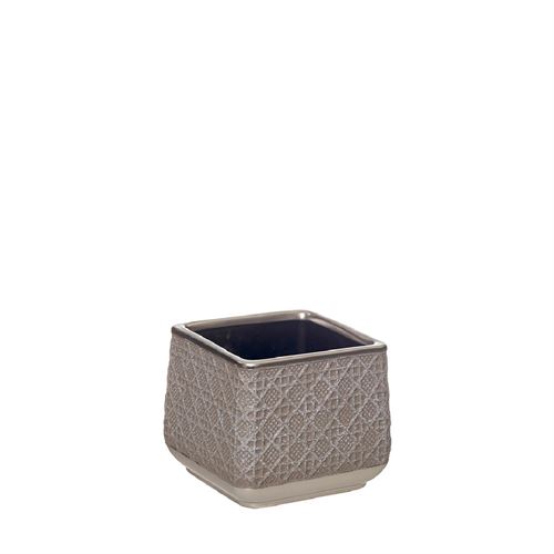 28718 CERÂMICA DECORATIVA - VASO C 13,00 L 13,00 A 11,00