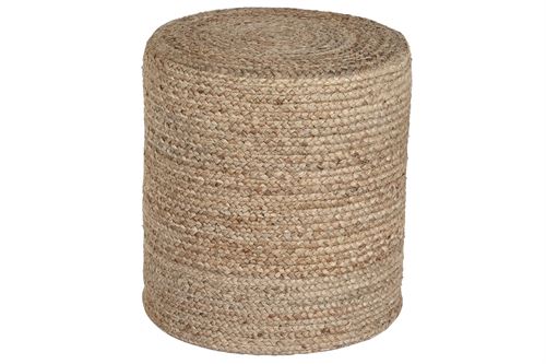 MB-204405 APOIO DE PÉ JUTA EUCALIPTO 40X40X45 CASTANHO NATURAL