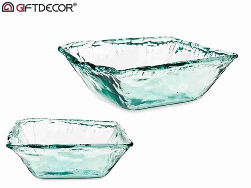 82720 CENTRO MESA VIDRO INCA 23CM