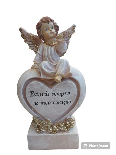 02.0012596 MARFINITE ANJO COM DIZERES ROSA 15X8X26,5