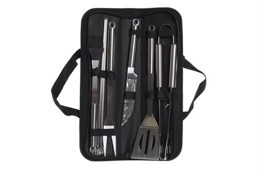 CHURRASQUEIRA SET 10 INOX POLIESTER 39X11,5X5