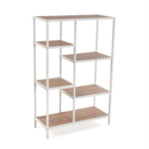 21300039 ESTANTE BRANCA CEDRIC 70X30X109CM