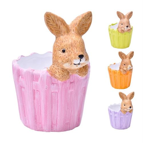 50001 COELHO C/VASO 11,5X7,5CM 2845-000