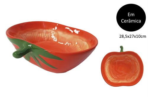25165 TAÇA DECORATIVA TOMATE L