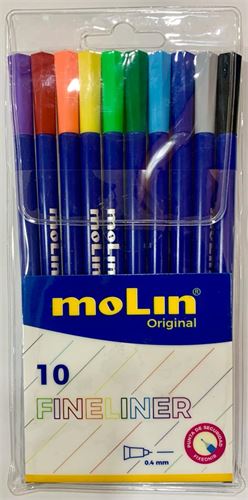 MOLIN CAIXA 10 ESFEROGRAFICAS