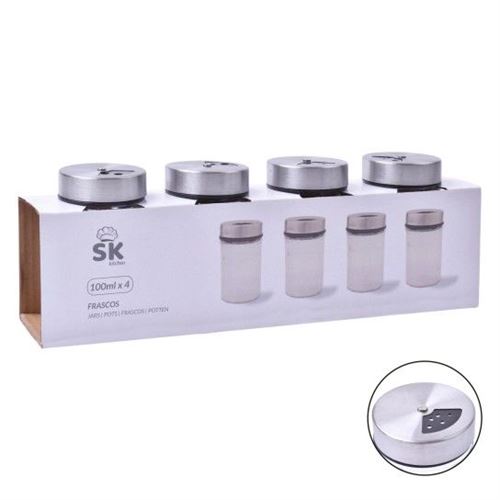 952204 FRASCO P/ESPECIARIAS SET 4U 952-20