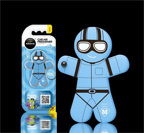 A399386 AROMA CAR MANNY FRESH LINEN