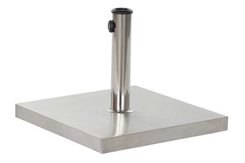 BASE CHAPEU DE SOL INOX 45X45X35 20KG 48MM/38